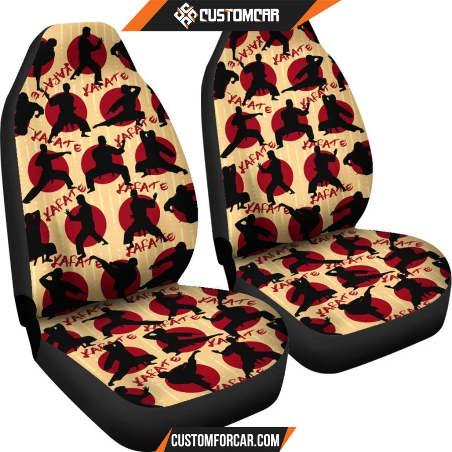Karate Patterns Car Seat Covers R031307 - New Car Seat 