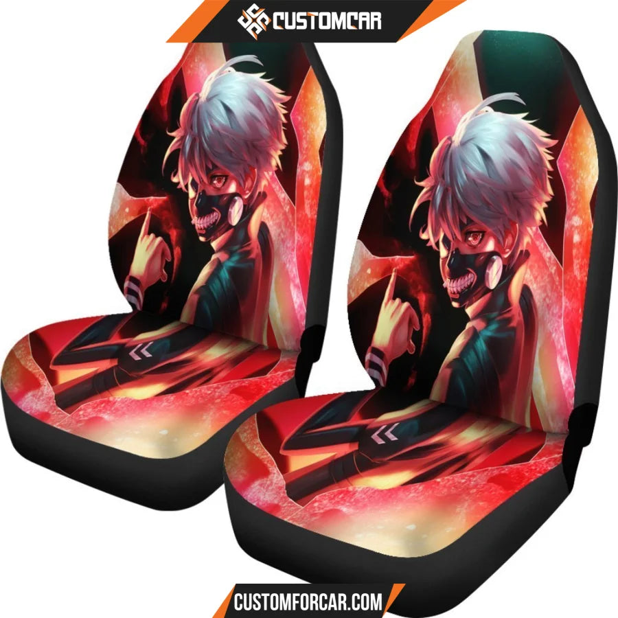 Ken Kaneki Tokyo Ghoul Anime Car Seat Covers 5 - Car Seat 