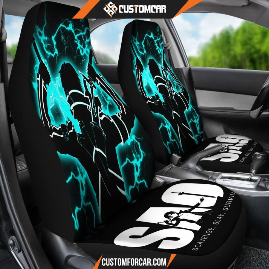 Kirito Sword Art Online Car Seat Covers - seat Covers For 