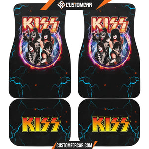 Kiss Rock Band Car Floor Mats Music Band Car Accessories