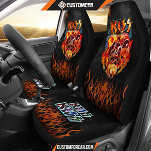 Kiss Rock Band Car Seat Covers Music Band Car Accessories