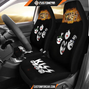 Kiss Rock Band Car Seat Covers Music Band Car Accessories