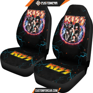 Kiss Rock Band Car Seat Covers Music Band Car Accessories