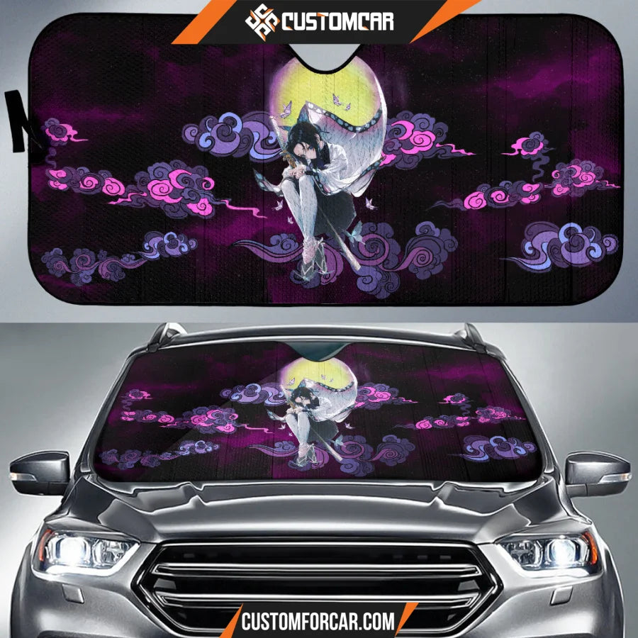 Kochou Shinobu Demon Slayer Car Sun Shade Anime Car