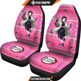 Kochou Shinobu Demon Slayer Christmas Car Seat Covers Anime