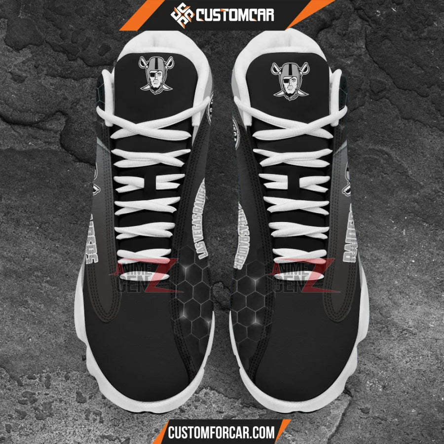 Las Vegas Raiders Air Jordan 13 Sneakers NFL Custom Sport