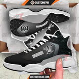 Las Vegas Raiders Air Jordan 13 Sneakers NFL Custom Sport