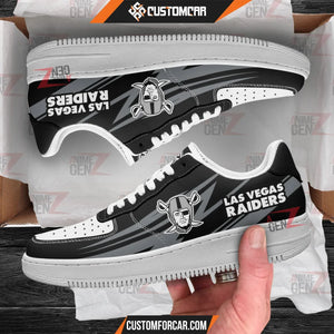 Las Vegas Raiders Air Sneakers NFL Custom Sports Shoes