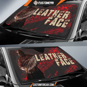 Leatherface Car Sun Shade Horror Movie Car Accessories