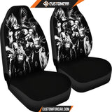 Legend Anime Heroes Black And White Car Seat Covers - Car 