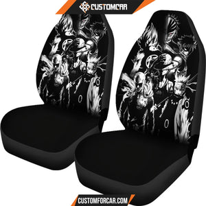 Legend Anime Heroes Black And White Car Seat Covers - Car 