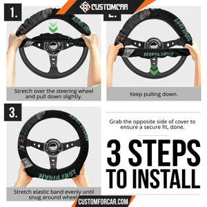 Levi Ackerman Attack On Titan Steering Wheel Cover Anime Car