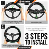 Levi Ackerman Attack On Titan Steering Wheel Cover Anime Car