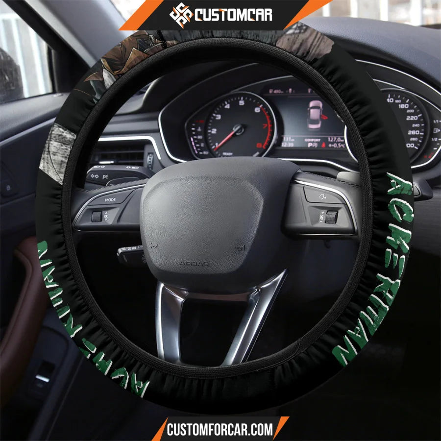 Levi Ackerman Attack On Titan Steering Wheel Cover Anime Car