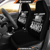 Life Liberty and the Pursuit of Ammo Car Seat Covers 