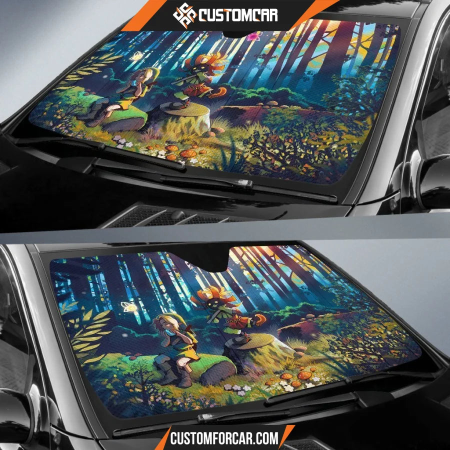 Link Legend Of Zelda Singing Auto Sun Shade Shades