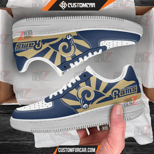 Los Angeles Rams Air Sneakers NFL Custom Sports Shoes