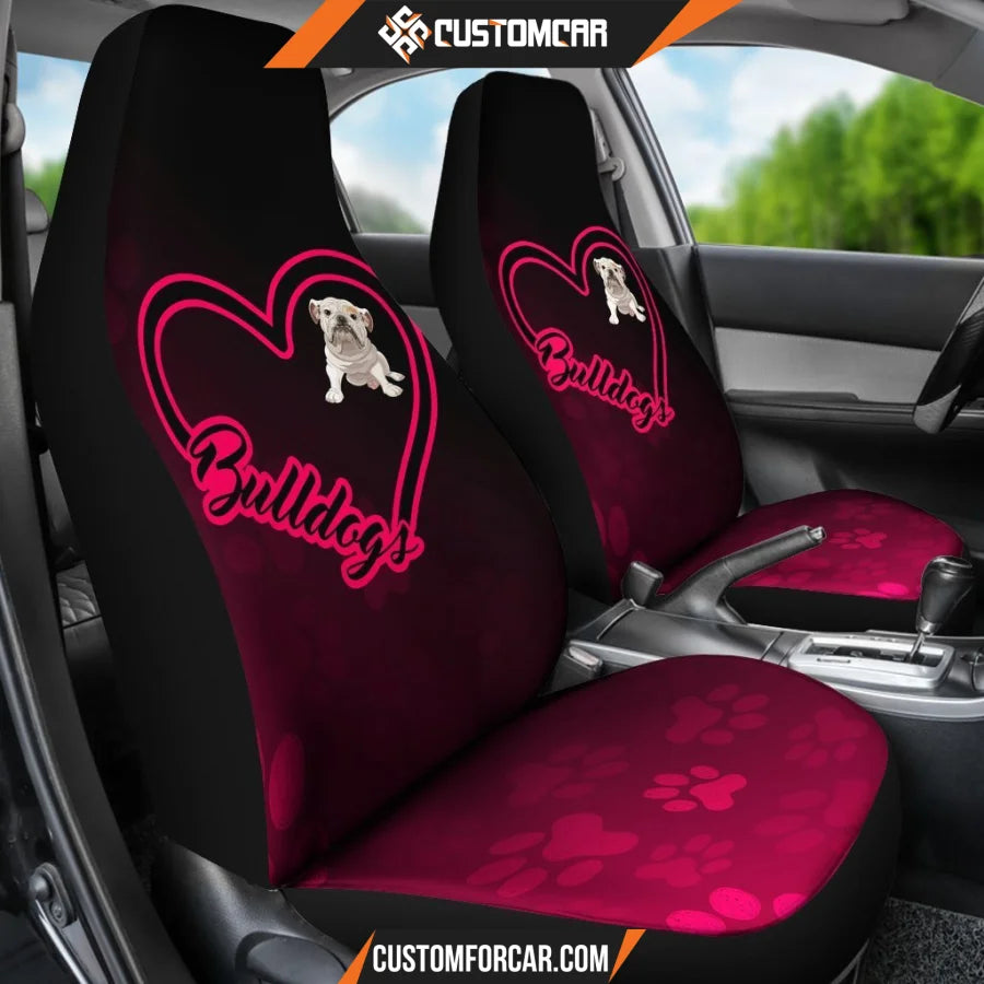 Love Bulldog Car Seat Covers Bulldog bestseller R031307 - 