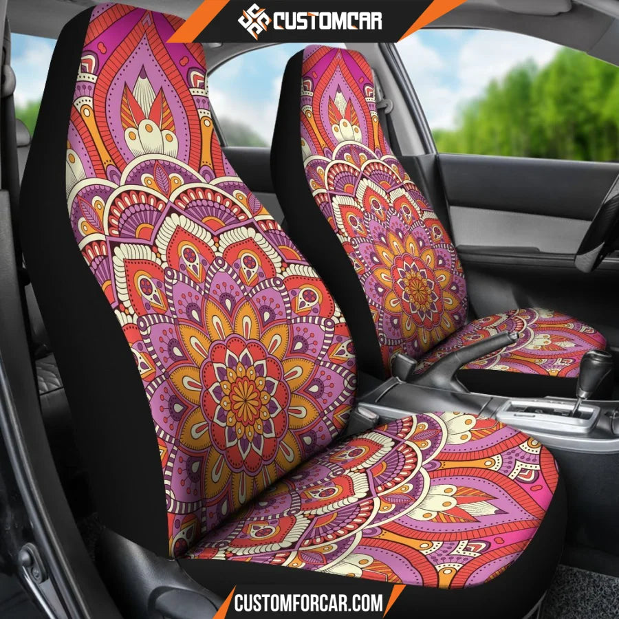 Lovely Boho Mandala Vol. 1 Car Seat Covers DECORINCAR