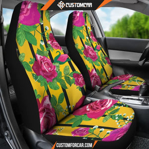 Luxury Rose Car Seat Covers DECORINCAR