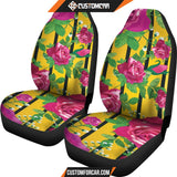 Luxury Rose Car Seat Covers DECORINCAR