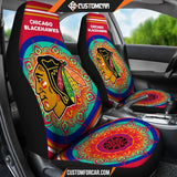 Magical And Vibrant Chicago Blackhawks Car Seat Covers 