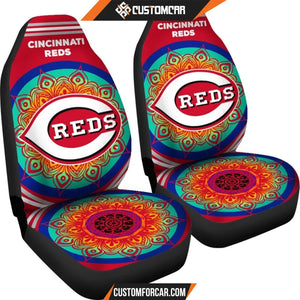 Magical And Vibrant Cincinnati Reds Car Seat Covers R031316 