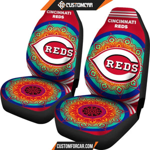 Magical And Vibrant Cincinnati Reds Car Seat Covers R031316 