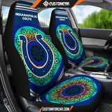 Magical And Vibrant Indianapolis Colts Car Seat Covers 