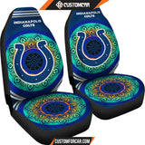 Magical And Vibrant Indianapolis Colts Car Seat Covers 