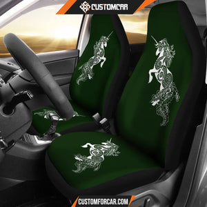 Mandala Unicorn Olive Car Seat Covers Decor For Car Ideas 