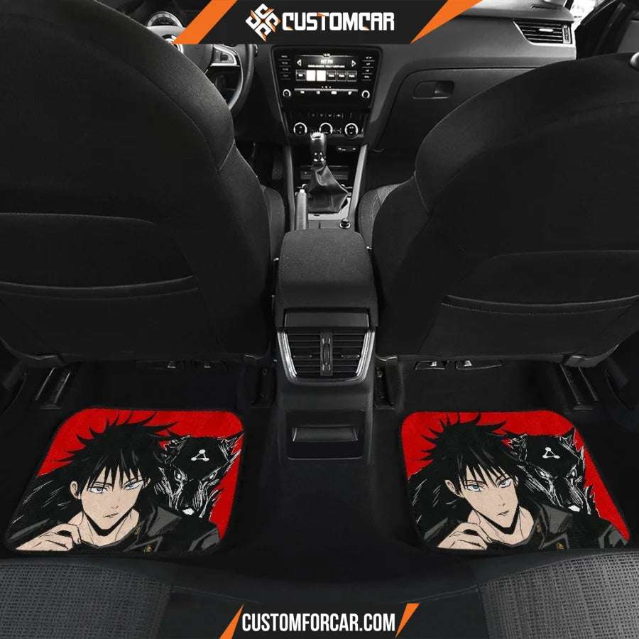 Megumi Fushiguro Car Floor Mats Jujutsu KaiSen Anime Car 