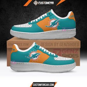 Miami Dolphins Air Sneakers NFL Custom Sports Shoes