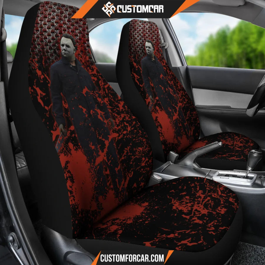 Michael Myers Car Seat Covers Horror Movie Car Accessories