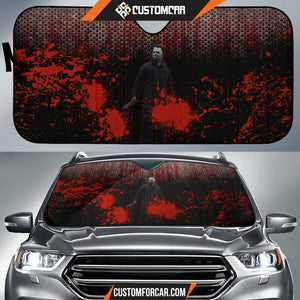 Michael Myers Car Sun Shade Horror Movie Car Accessories