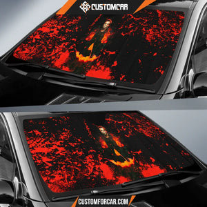Michael Myers Car Sun Shade Horror Movie Car Accessories