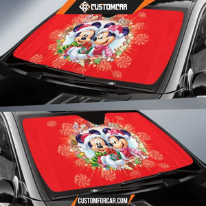 Mickey and Minnie Christmas Auto Sun Shade Auto Sun Shade - 