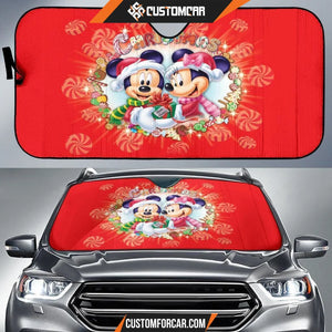 Mickey and Minnie Christmas Auto Sun Shade Auto Sun Shade - 