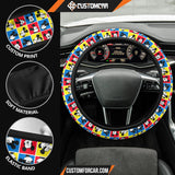 Mickey Cartoon Steering Wheel Cover | Mickey Head Emotion