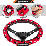 Mickey Cartoon Steering Wheel Cover | Mickey Head Emotion