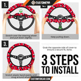 Mickey Cartoon Steering Wheel Cover | Mickey Head Emotion