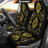 Midnight Ocre In Gold Car Seat Covers DECORINCAR