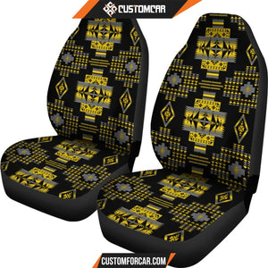 Midnight Ocre In Gold Car Seat Covers DECORINCAR