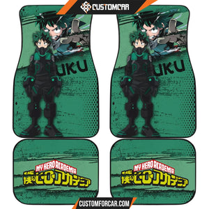 Midoriya Izuku My Hero Academia Car Floor Mats Anime Car