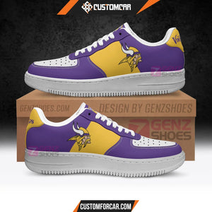 Minnesota Vikings Air Sneakers NFL Custom Sports Shoes