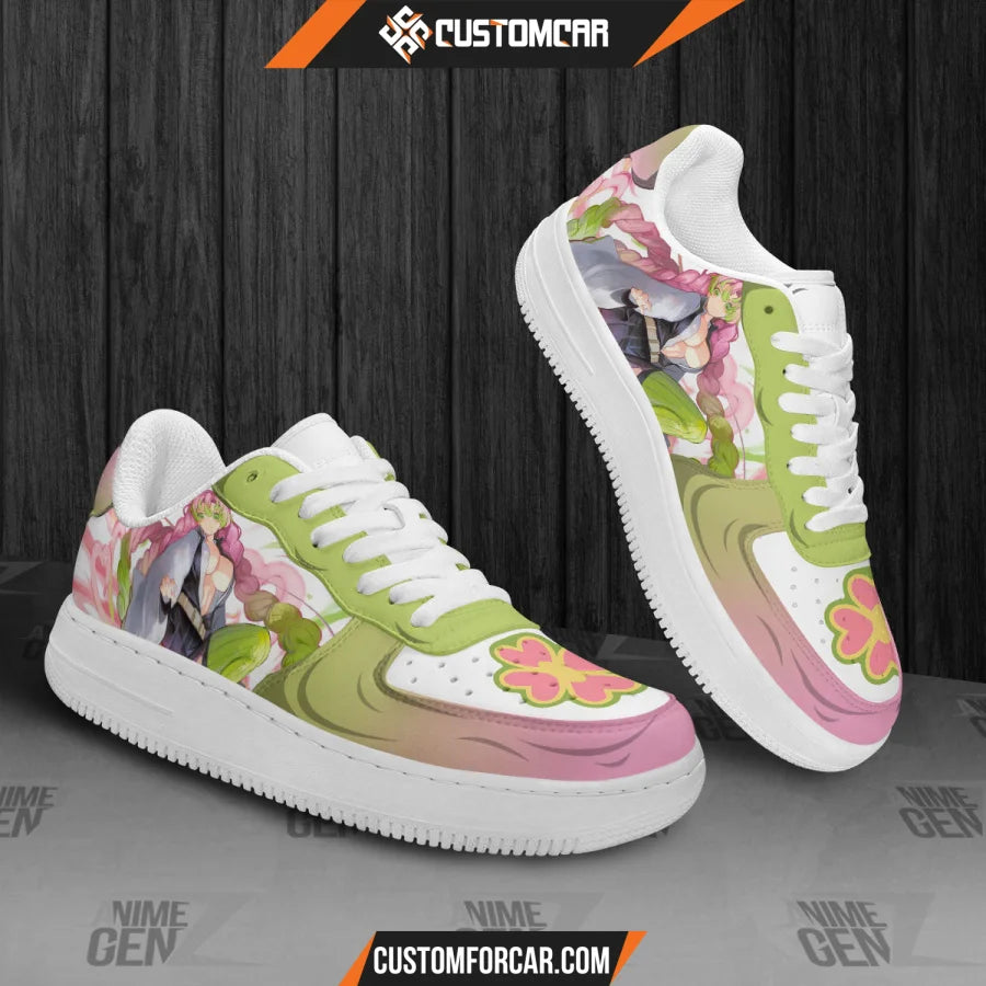 Mitsuri Kanroji Air Sneakers Demon Slayer Custom Anime Shoes