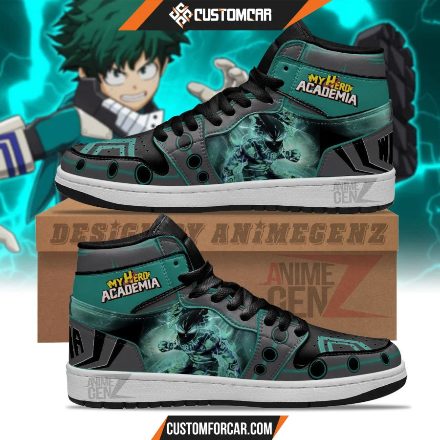 Musketeers Izuku JD Sneakers Custom Anime My Hero Academia