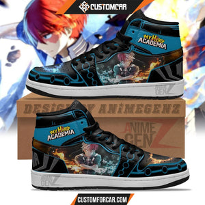 Musketeers Todoroki Shouto JD Sneakers Custom Anime My Hero