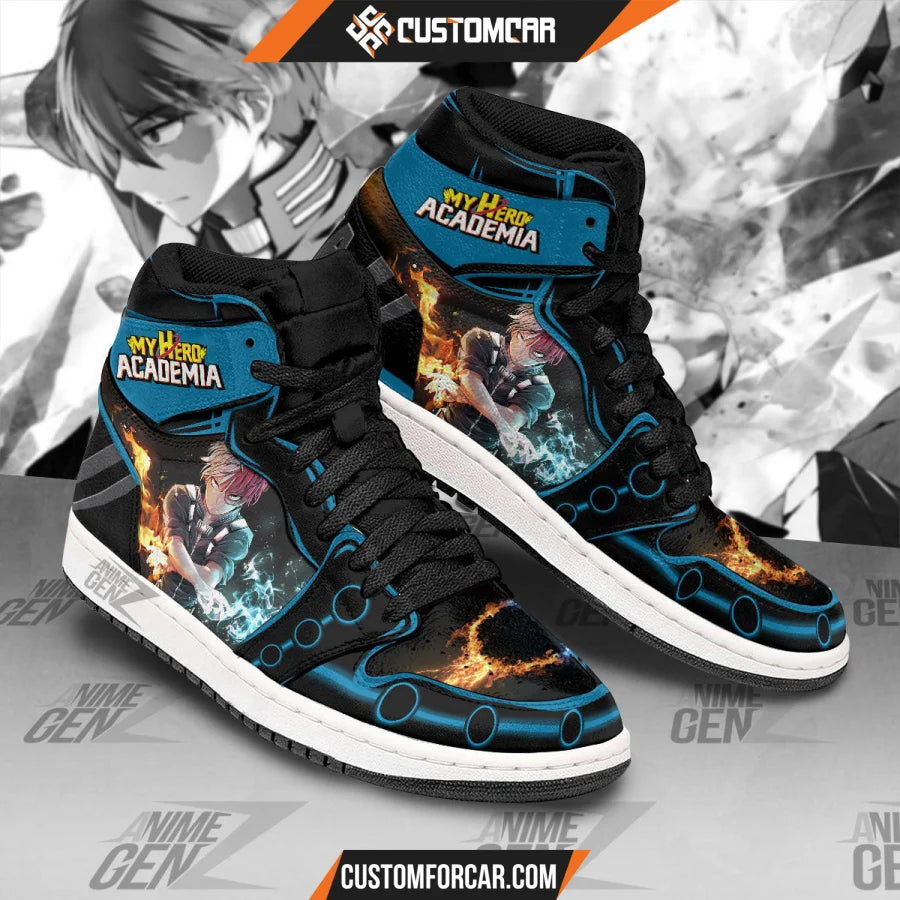 Musketeers Todoroki Shouto JD Sneakers Custom Anime My Hero