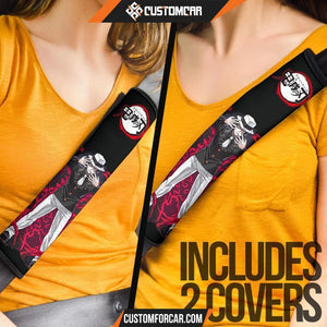 Muzan Kibutsuji Seat Belt Covers Demon Slayers Anime Car 